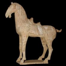 Terracotta figure of a horse